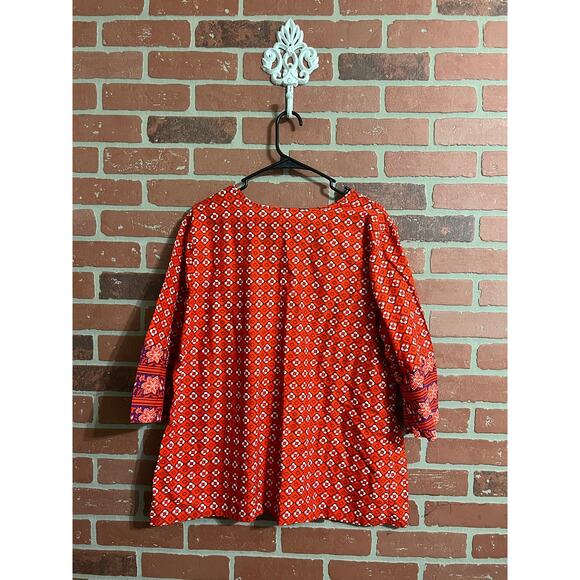 Old Navy | 3/4 Sleeve V-Neck Boho Top - Picture 5 of 5